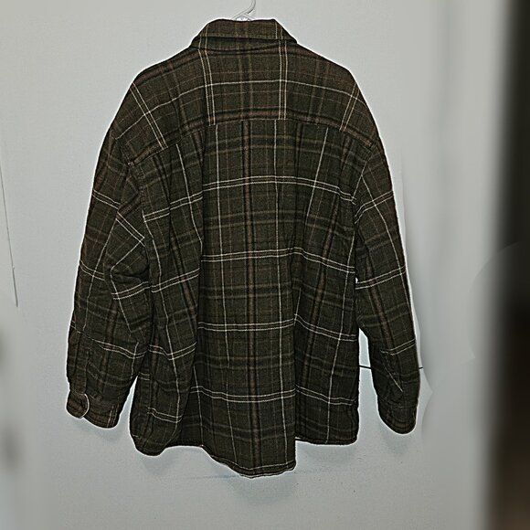 Vintage Woolrich Plaid Shacket Mens Size XXL Fleece Lined - Picture 3 of 6